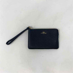 Pre-Owned Coach Black Leather Wristlet