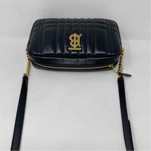 Pre-Owned Burberry Black Leather Designer Handbag