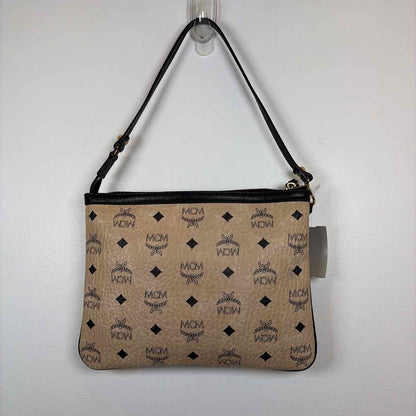 Pre-Owned MCM Beige Leather Designer Handbag