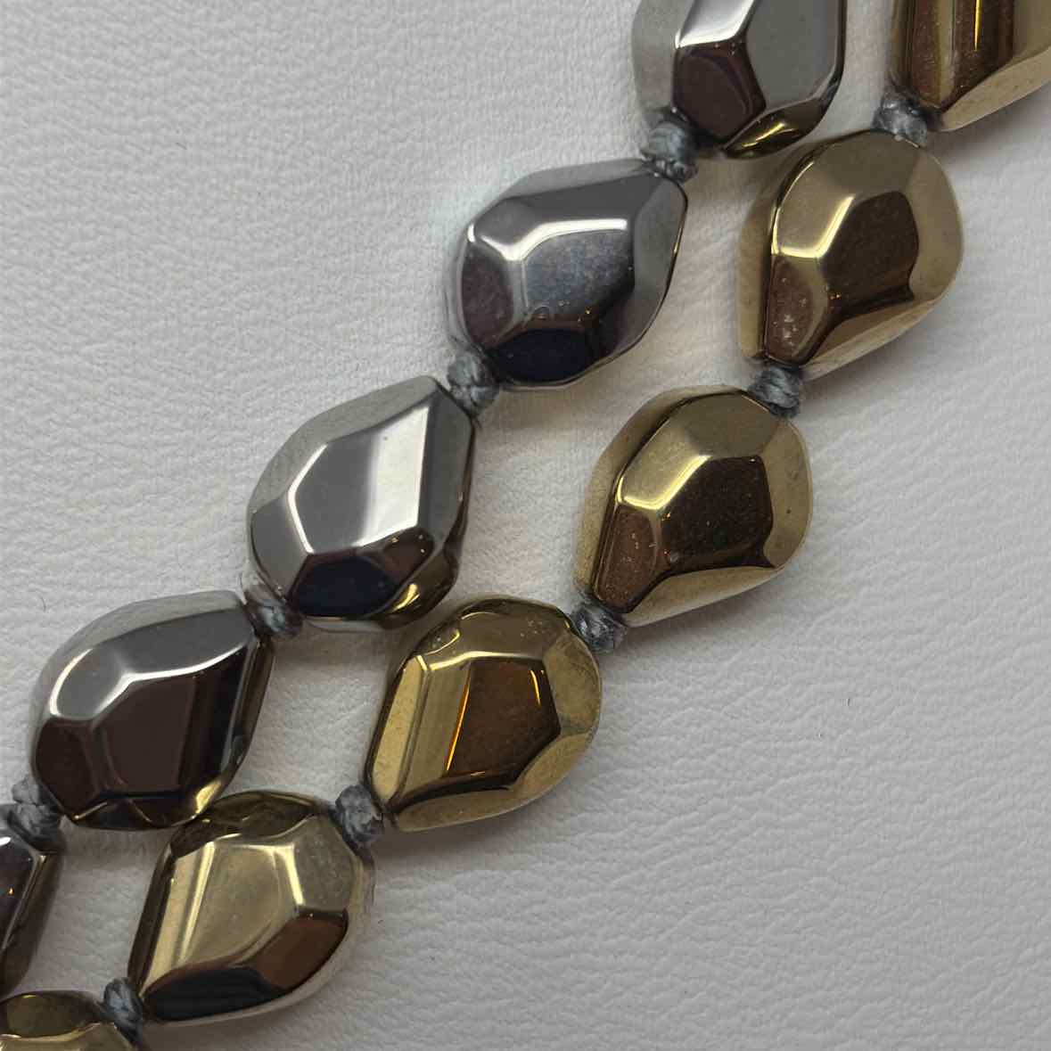 Pre-Owned Simon Sebbag Designs Silver/Gold Beaded Necklace