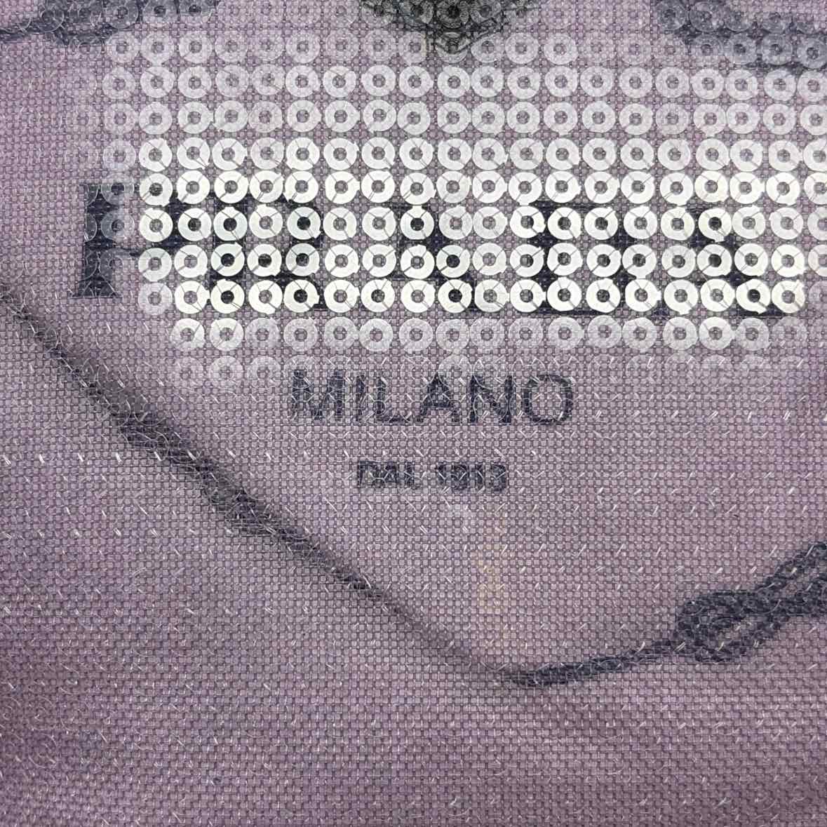 Pre-Owned Prada Purple Sequined Designer Handbag