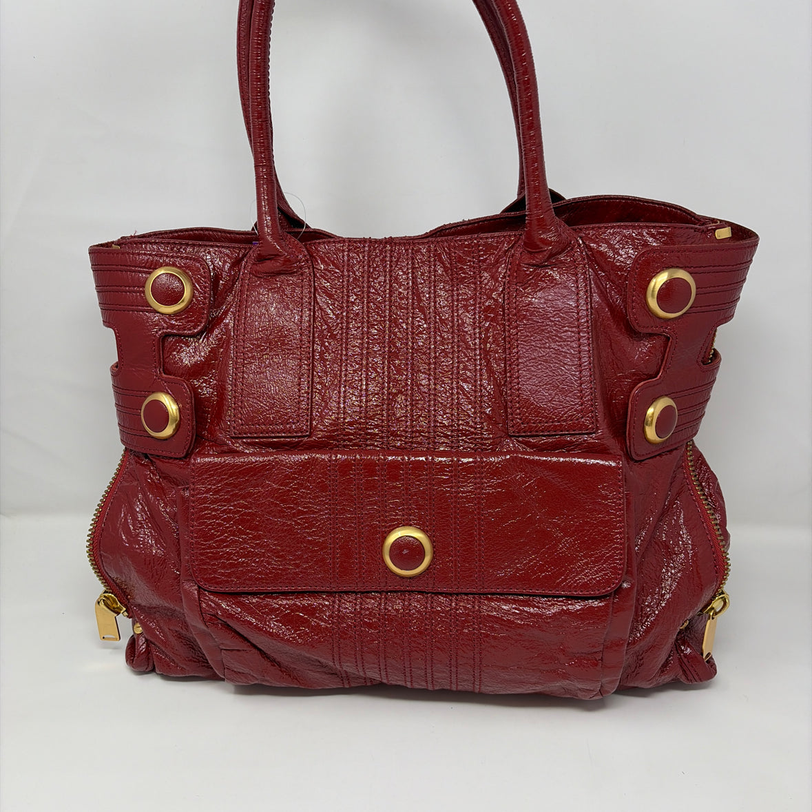 Pre-Owned Cynthia Rowley Red Leather Handbag