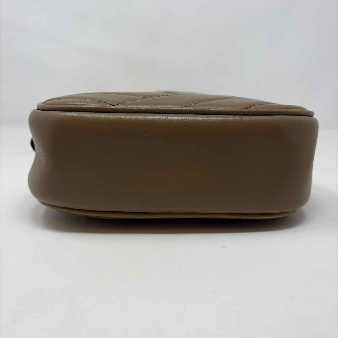 Pre-Owned Tory Burch Taupe Leather Handbag