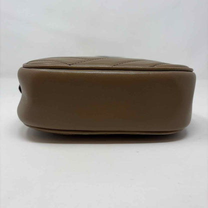 Pre-Owned Tory Burch Taupe Leather Handbag