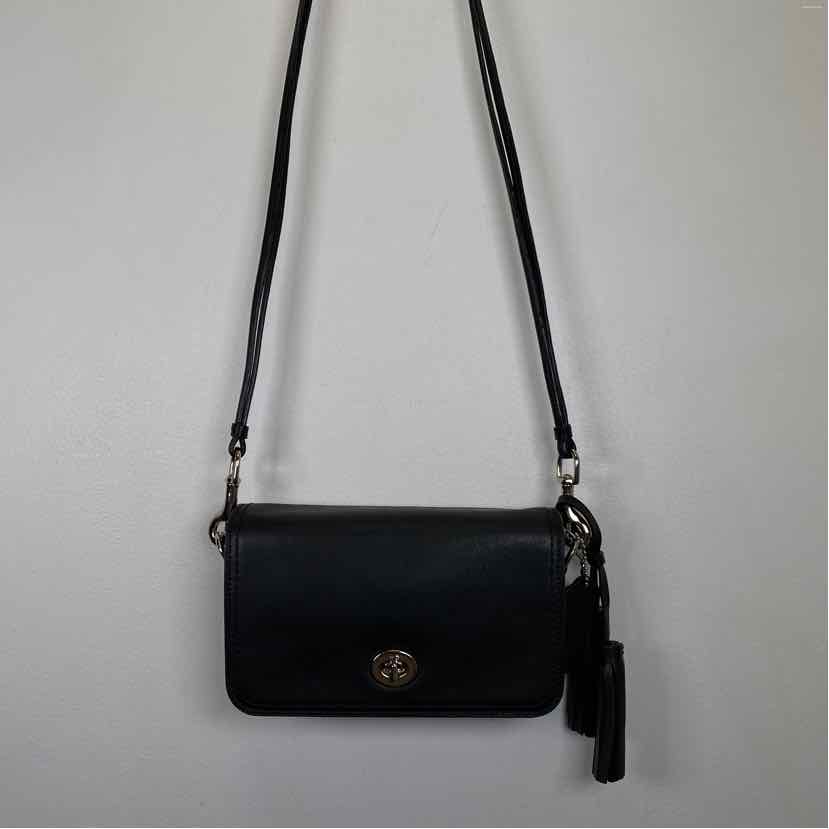 Pre-Owned Coach Black Leather Handbag