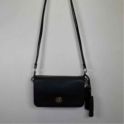 Pre-Owned Coach Black Leather Handbag