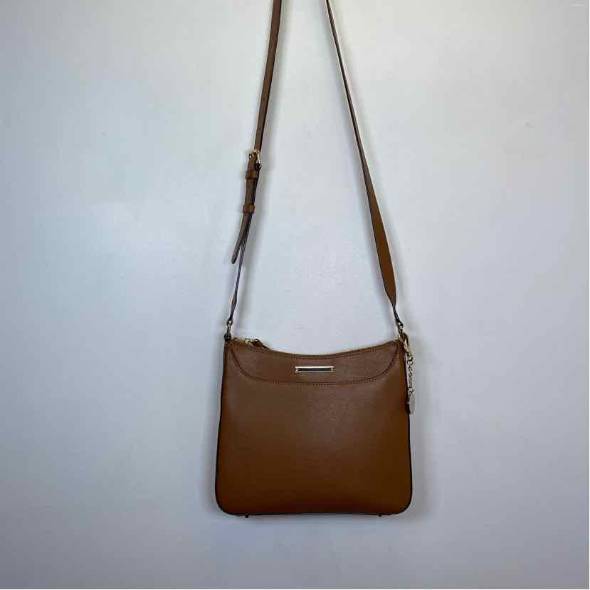 Pre-Owned Donna Karan Cognac Leather Handbag