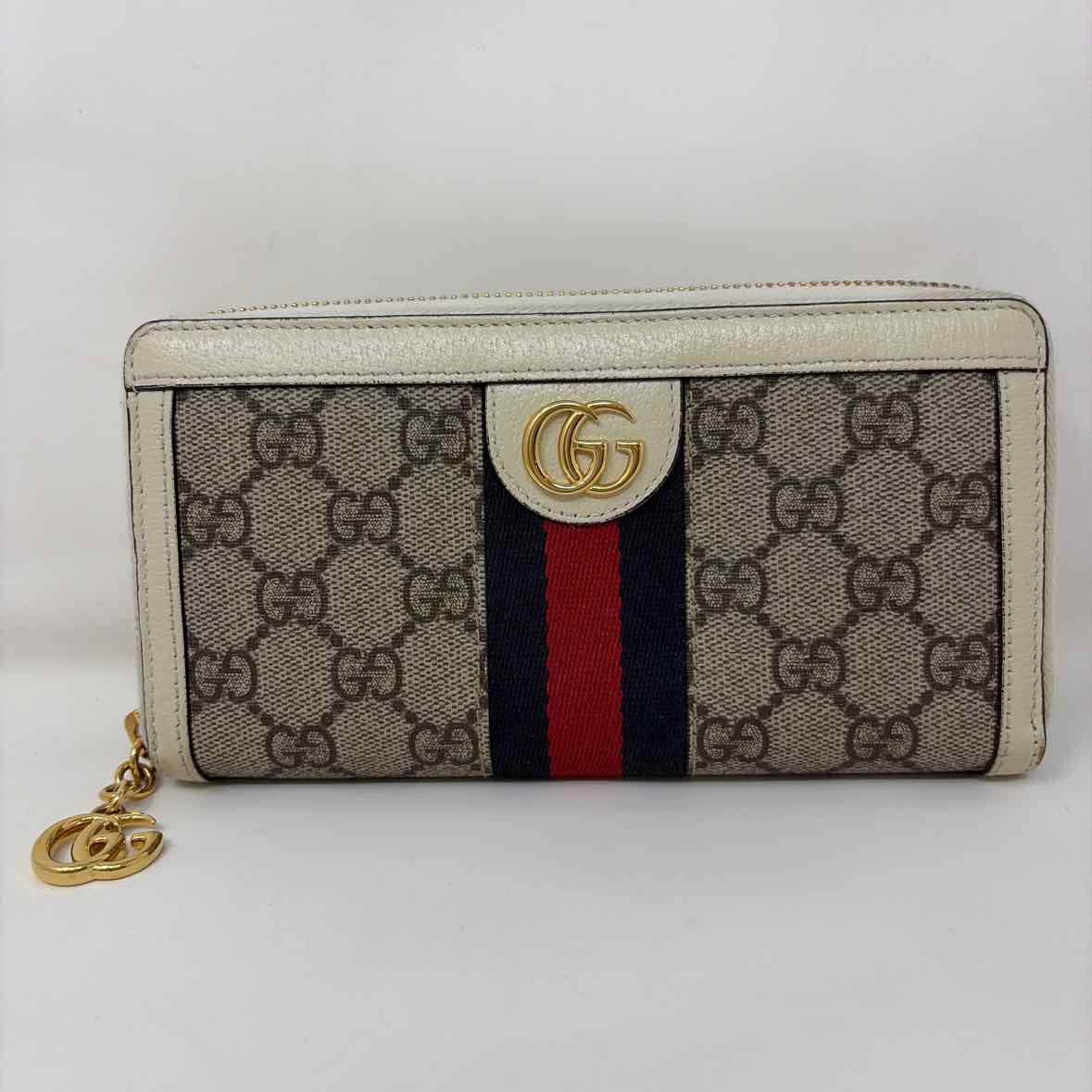 Pre-Owned Gucci Monogram Canvas Designer Wallet