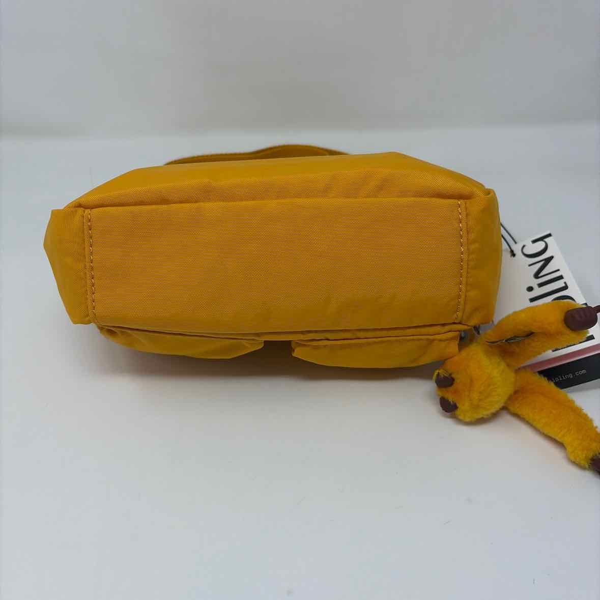 Pre-Owned Kipling Mustard Nylon Handbag
