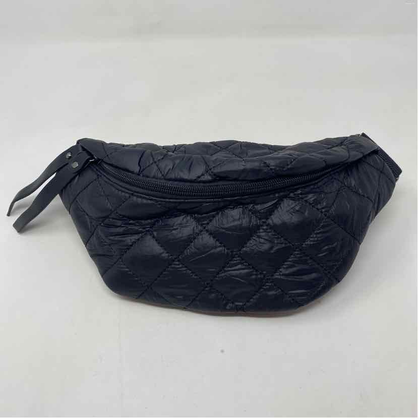 Boutique Black Nylon Handbag