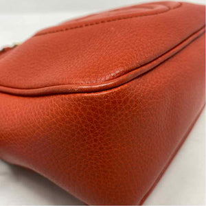 Pre-Owned Gucci Orange Leather Designer Handbag