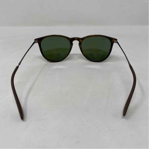 Pre-Owned Ray Beams Brown Plastic Sunglasses