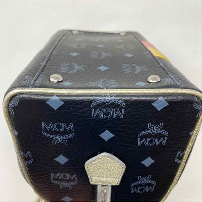 Pre-Owned MCM Black Multi Leather Designer Handbag