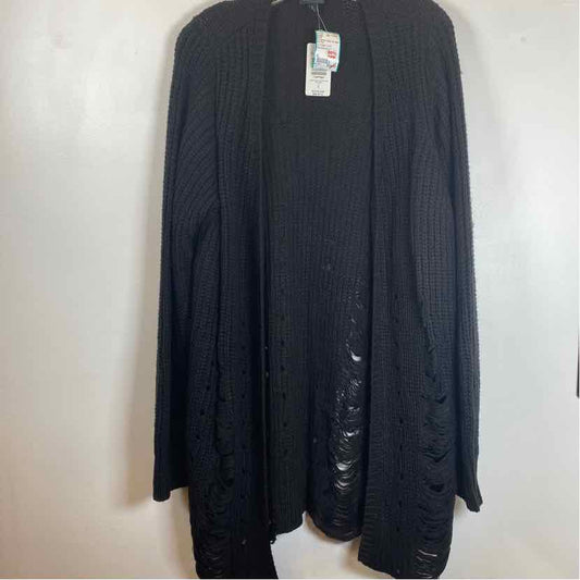 Pre-Owned Size XL Torrid Black Cardigan