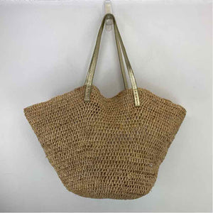 Pre-Owned Flora Bella Tan Straw Handbag