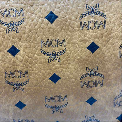 Pre-Owned MCM Cognac Leather Designer Handbag