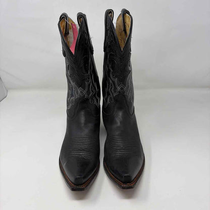 Pre-Owned Shoe Size 7 Tony Lama Black/White Boots