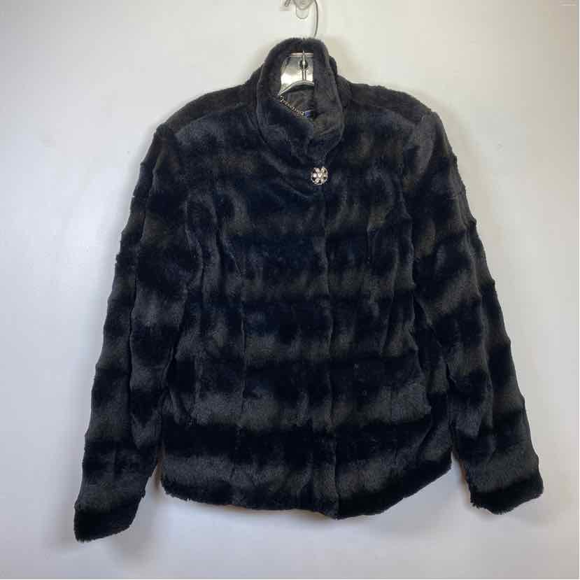 Pre-Owned Size S Dennis Basso Black Coat