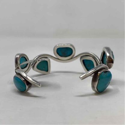 Pre-Owned Charles Albert Turquoise Sterling Bracelet