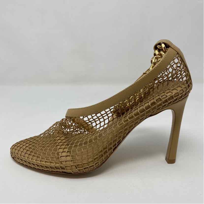 Pre-Owned Bottega Veneta Tan Leather Shoe Size 6 Designer Shoes