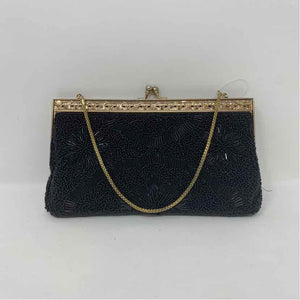 Pre-Owned Boutique Black Beaded Handbag