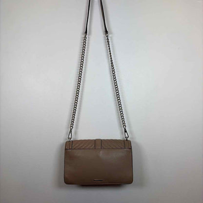 Pre-Owned Rebecca Minkoff Taupe Leather Handbag