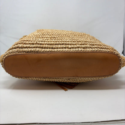Pre-Owned Loeffler Randall Tan Woven Handbag