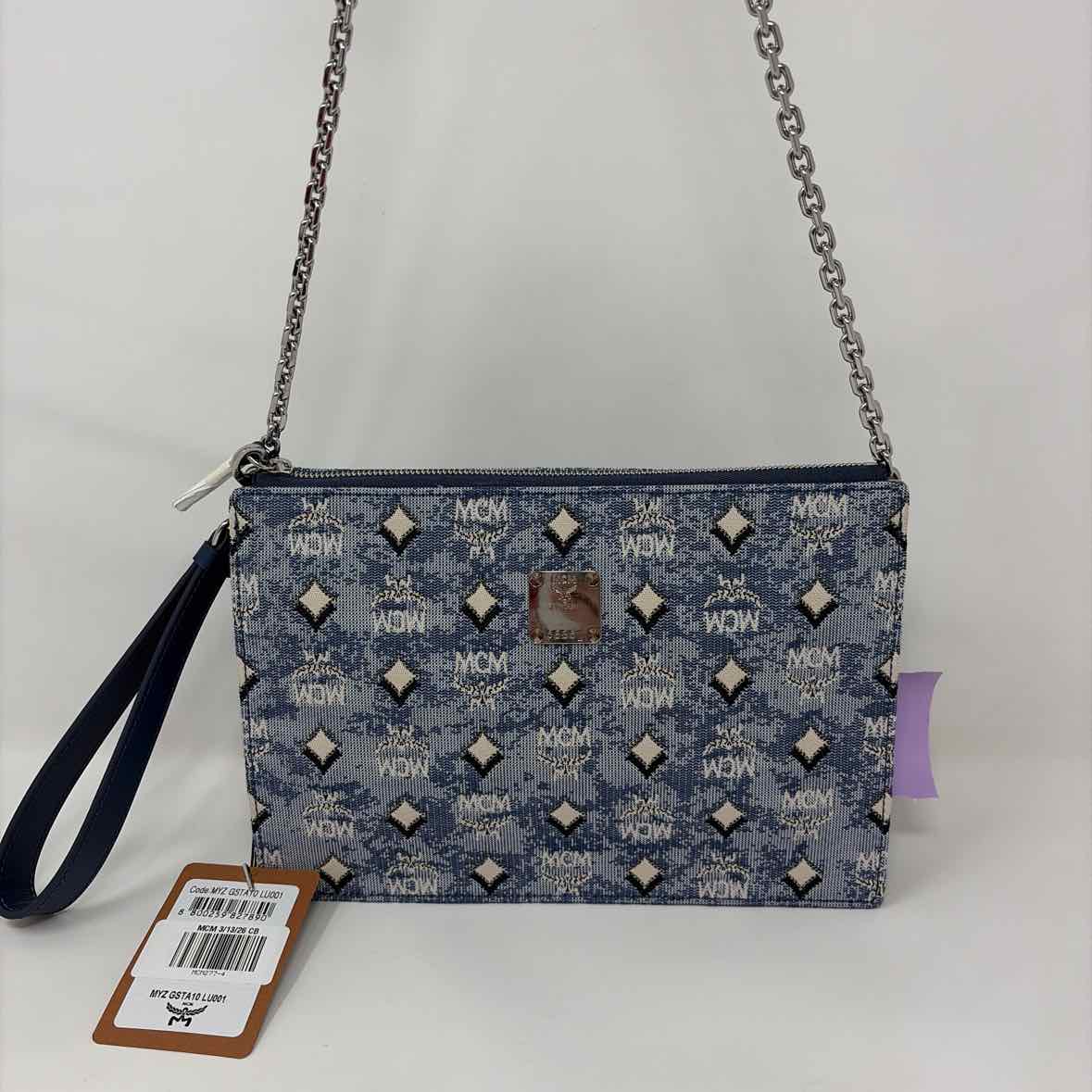 Pre-Owned MCM Denim Canvas Designer Handbag