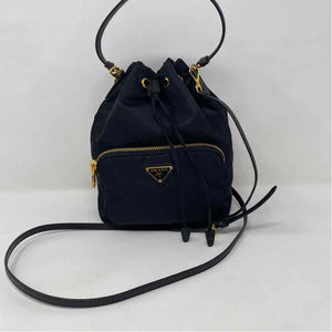 Pre-Owned Prada Black Nylon Designer Handbag