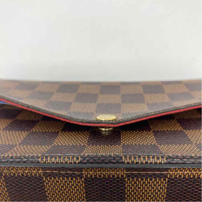 Pre-Owned Louis Vuitton Damier Eben Canvas Designer Handbag