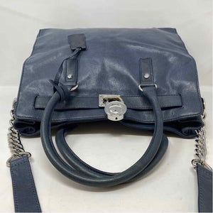 Pre-Owned MICHAEL by Michael Kors Navy Leather Handbag