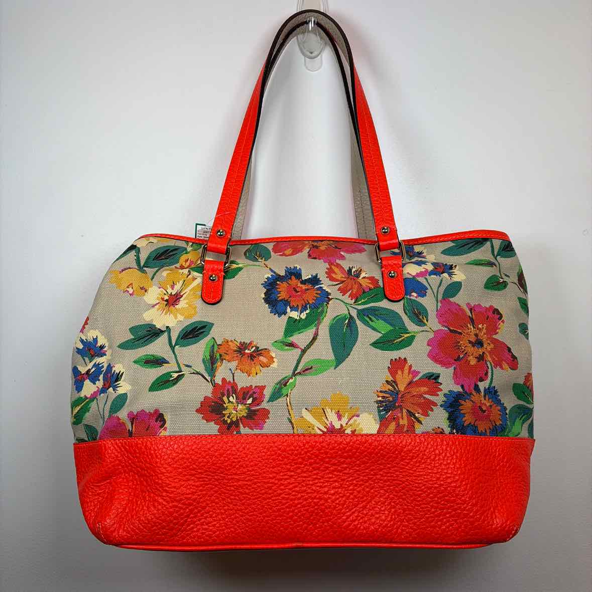 Pre-Owned Kate Spade Floral Canvas Handbag