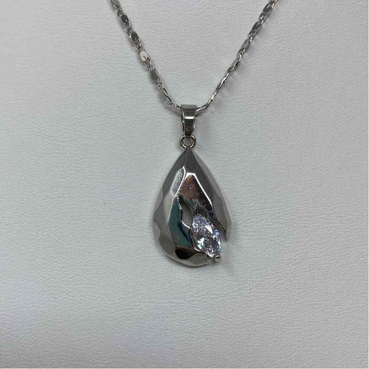 Silver Multi Metal Necklace