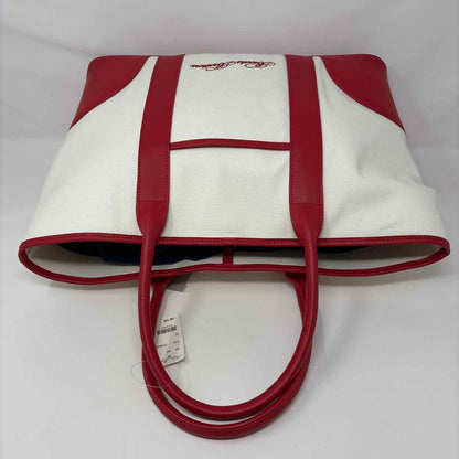 Pre-Owned Brooks Brothers Red Multi Fabric Handbag