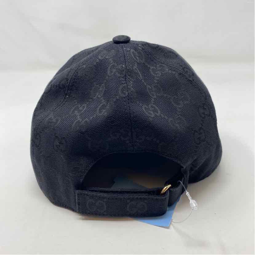Pre-Owned Gucci Black Canvas Designer Hats