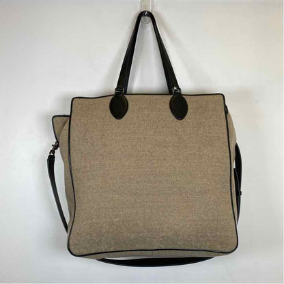 Pre-Owned Valentino Taupe Wool Designer Handbag