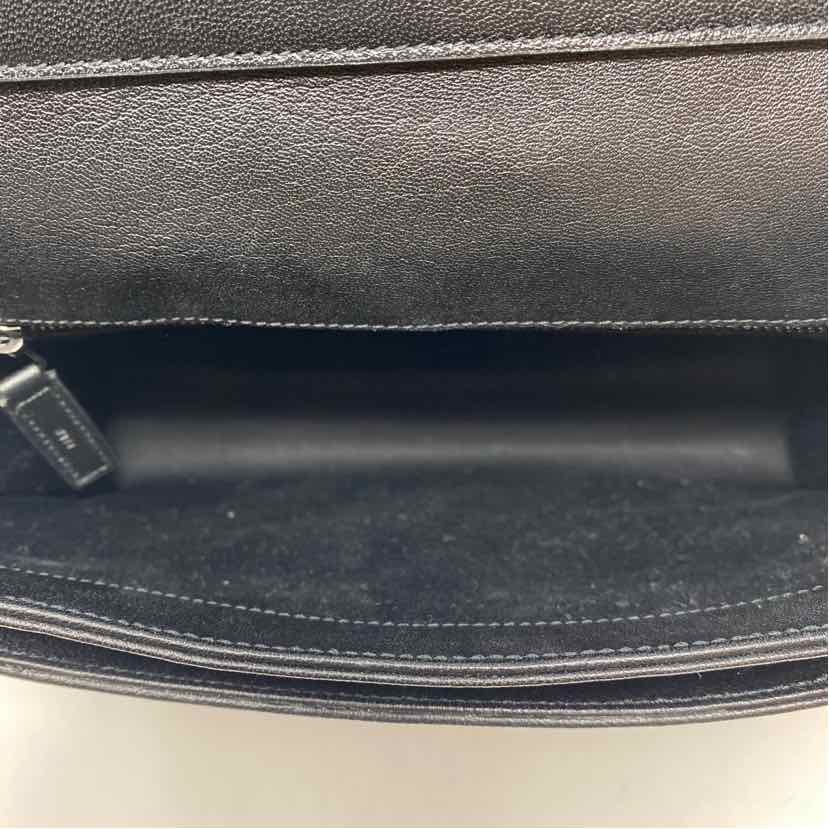 Pre-Owned Saint Laurent Black Leather Designer Handbag