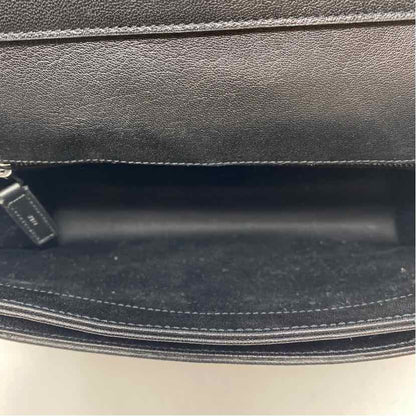 Pre-Owned Saint Laurent Black Leather Designer Handbag