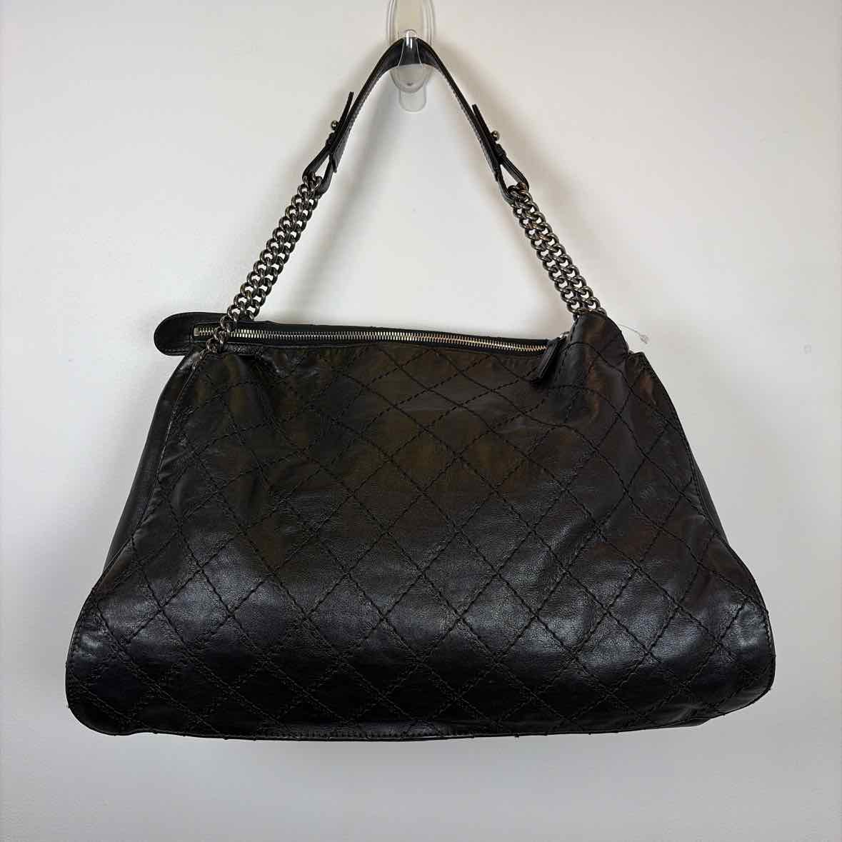 Pre-Owned Chanel Black Leather Designer Handbag