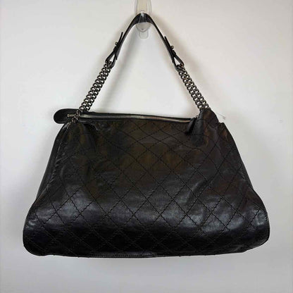 Pre-Owned Chanel Black Leather Designer Handbag