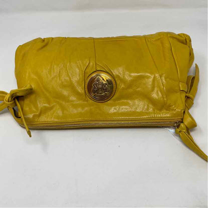 Pre-Owned Gucci Yellow Leather Designer Handbag