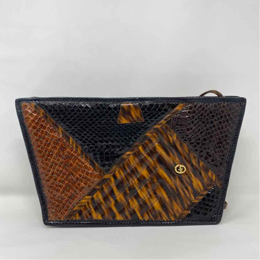 Pre-Owned C. Fiori Brown Multi Snake Handbag