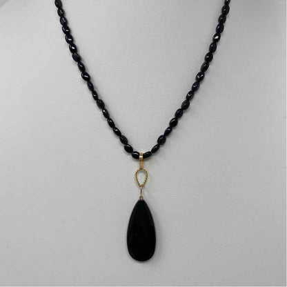 Pre-Owned Nabco Black Onyx Necklace