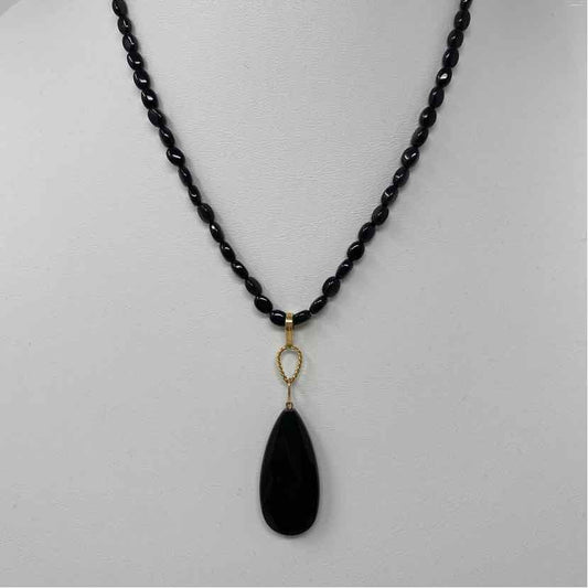 Pre-Owned Nabco Black Onyx Necklace