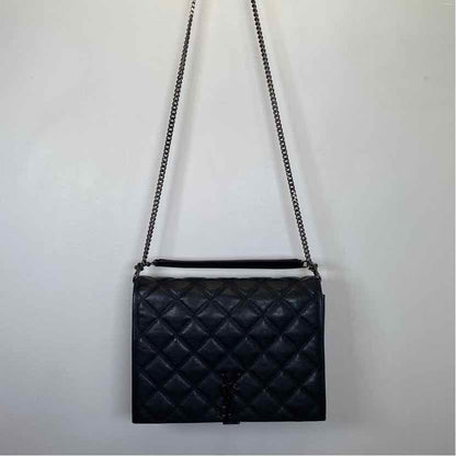 Pre-Owned Saint Laurent Black Leather Designer Handbag