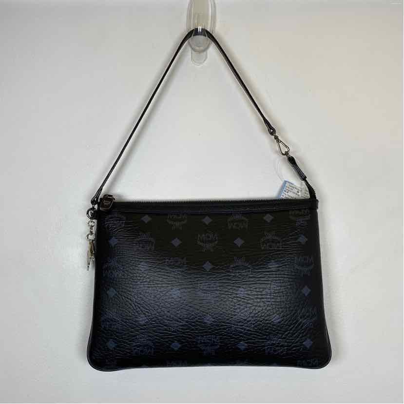 Pre-Owned MCM Black Leather Designer Handbag