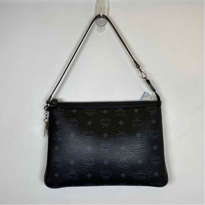 Pre-Owned MCM Black Leather Designer Handbag