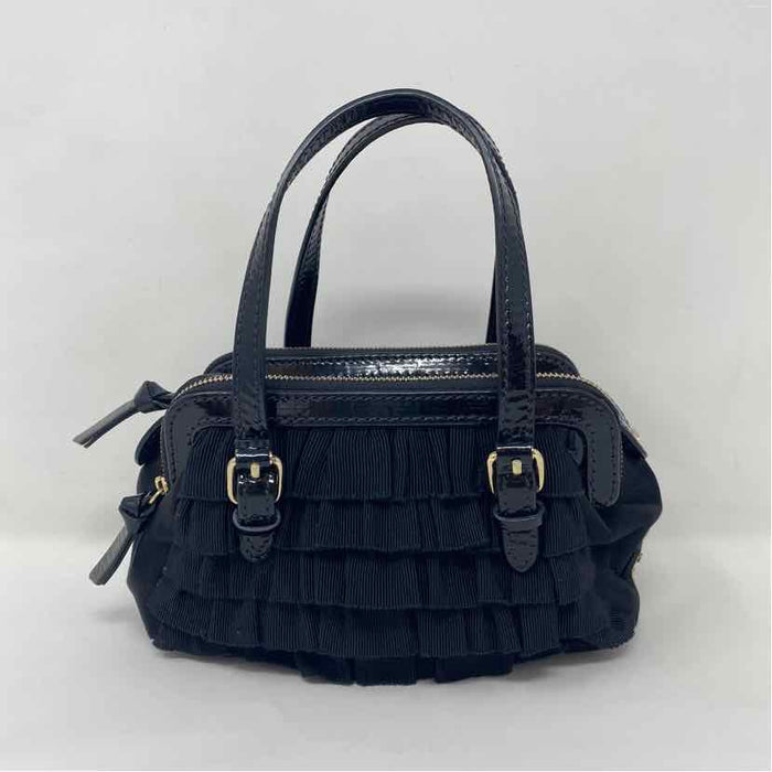 Pre-Owned Moschino Black Fabric Designer Handbag