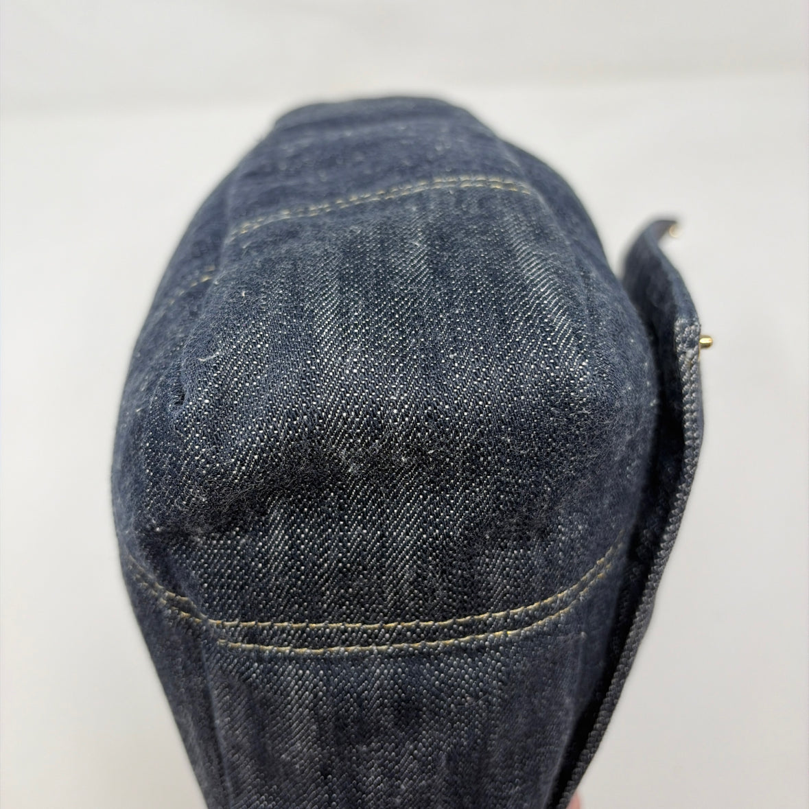 Pre-Owned Chanel Denim Denim Designer Handbag
