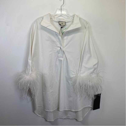 Pre-Owned Size L Tuckernuck White Top